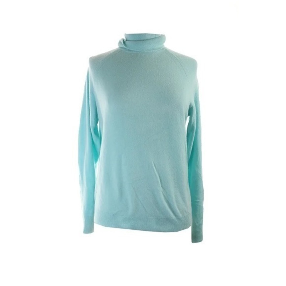Cozy Mint Green Turtleneck Sweater xl
